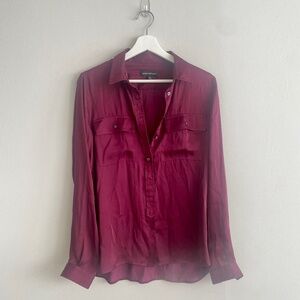 Banana Republic sheer polyester women's shirt size: Small
